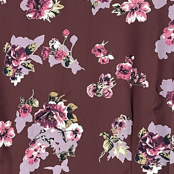 ASTR the label Anthropologie Floral Short Sleeve Faux Wrap Mini Dress Medium - Picture 13 of 13